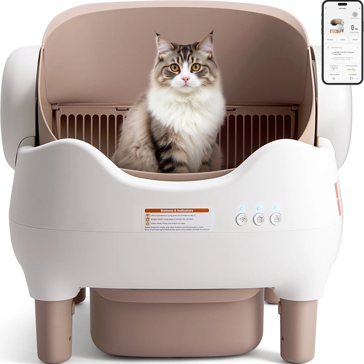 CleanPaws Smart Litter Haven 🐾