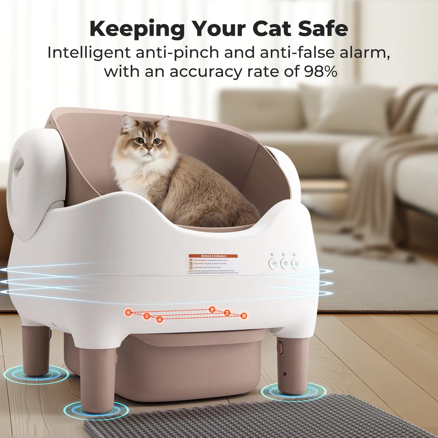 CleanPaws Smart Litter Haven 🐾